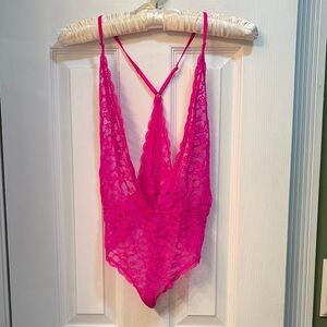 Victoria's Secret Fuchsia Lace Lingerie